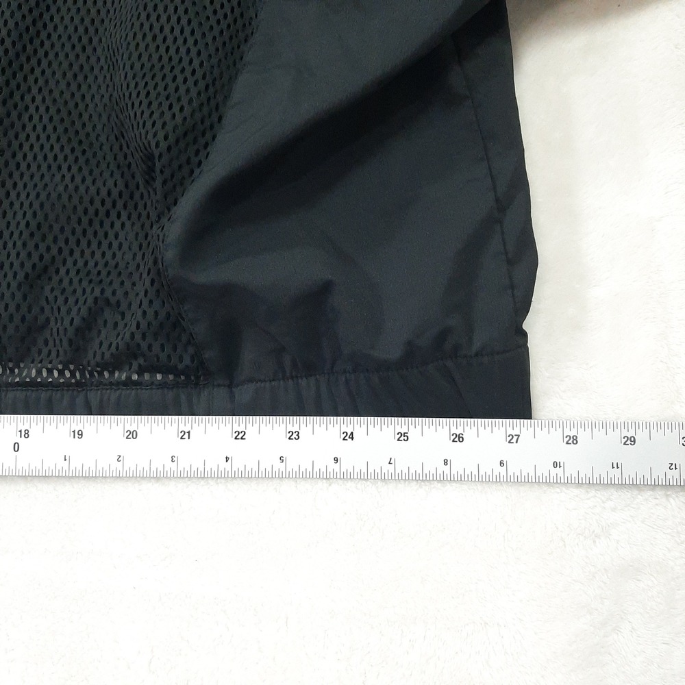 Adidas Primeblue Windbreaker Mens 4XL Black Full Zip Mesh Back Ruched Sleeves - Picture 10 of 16